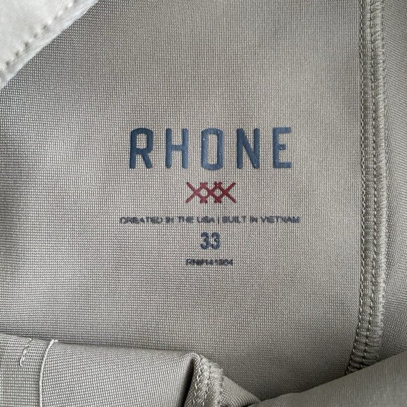 Rhone Shorts Mens 33 Khaki Commuter Performance Stretch Golf Tennis 8” I… - Picture 3 of 7